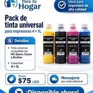 Pack de tinta universal para impresora 4x1L - Img 56773867