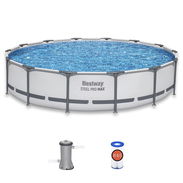 PISCINA BESTWAY STEEL PRO MAX 14 PIES X 33 PULGADAS (4X1 METROS) CON BOMBA RECIRCULACION/FILTRO. RECOGIDA EN BOYEROS - Img 56799632