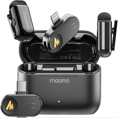 Pack de micrófonos inalámbricos para Creador de Contenido | Estuche de Carga | - 7/7