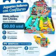 Moto de Juguete relleno con chicles - Img 57548985