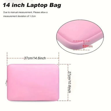 Funda Para Portátil De 14 Pulgadas (Gris) | videojuegoshabana.com - Img 122528745