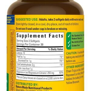 MAGNESIUM CITRATE 250MG – 60CAP - Img 120020191
