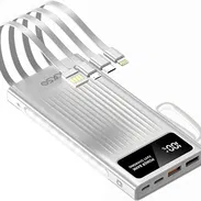 LUCKSO Power Bank 10000mAh con Cable de Carga Integrado USB C - Img 51357774