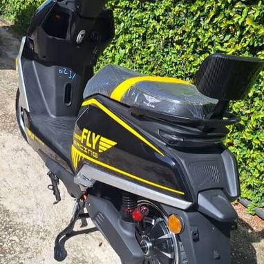 🏍️ FLY RACING 2026 - 3000W - 120km - 70km/h - ¡CARGA RÁPIDA, CASCO Y PORTA CELULAR! - 4/6