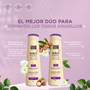 CHAMPÚ 350ML + MASCARILLA 350ML BLONZ ONLY RUBIO MARFIL CON ACEITE DE ARGAN - Img 52514588