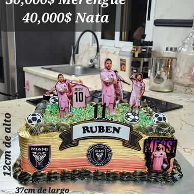 Cake personalizados varias medidas tamaños y precios, además de buffett, ensalada fría, croquetas y dulces finos - Img 127964306