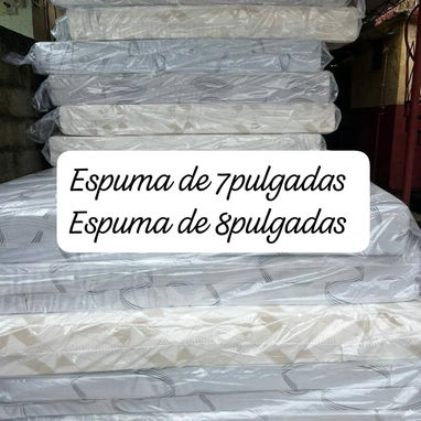 Colchones konfort de muelles con espuma y de espuma de 7 y 8 pulgadas - Img 116996910