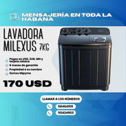 🧼 LAVADORA SEMIAUTOMÁTICA ✅ MILEXUS DE 7 KG 💲170 USD - Img 54256639
