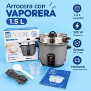 Arrocera con vaporera de 1.5L Color gris - Img 57859943