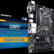 Kit Motherboard GIGABYTE B360M D3H GSM 8va/9na Gen con micro i3 de 8va y RAM 4GB DDR4 + su chapilla y CD de instalación - Img 57904173