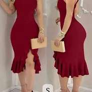 Vestido elegante rojo - Img 54807153