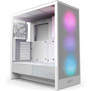 🎮 Chasis NZXT H5 Flow RGB 2024 White 🎮 ATX🔹4xFan🔹1xHDD🔹1xUSB3🔹1xUSB-C🔹Audio in & out🔹360mm Front 📦0km - Img 53535850