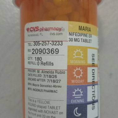 NIFEDIPINO de 30 mg (Importado y a EXCELENTE PRECIO) - 2/2