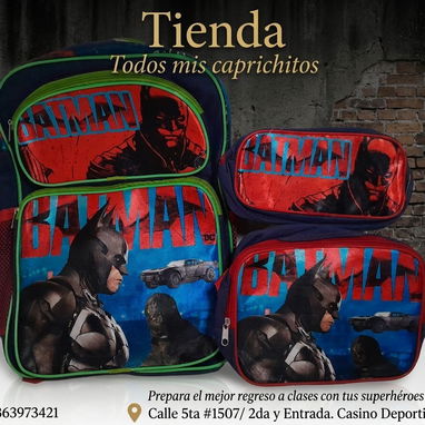 Mochilas tematizadas con merendero y cartuchera 10500 cup - 2/3