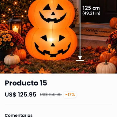 Decoraciones de halloween desde un 25 a un 50% de descuento - 2/3