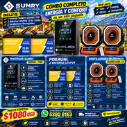 Inversor Sumry+Batería+ Ventilador recargable - Img 57513603