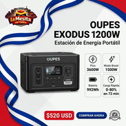 OUPES EXODUS 1200 W , Pico 3600 W , Capacidad 992 Wh , Carga rapida de 0 a 100% en 72 min - Img 56680352