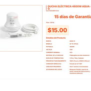 Moderno diseño tiene la Ducha eléctrica Aqua-Q de 15 dólares el kit pro VPT#-0116 - Img 55560343