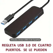 HUB USB 3.0 DE CUATRO PUERTOS USB - Img 54504110