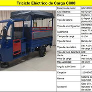 🔥🚀:🚊 TRICICLO VEDCA C800 – POTENCIA Y LIDERAZGO✅ Estructura reforzada: tubería rectangular y cuadrada + flejes compac - Img 56201621