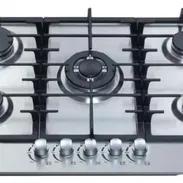 Venta Cocina gas empotrable Milexus 5 hornillas, acero inoxidable 760x510x120 (plateada) - Img 54800385