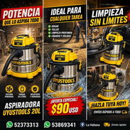 Aspiradora 20 litros sirve para seco y mojado - Img 53074467