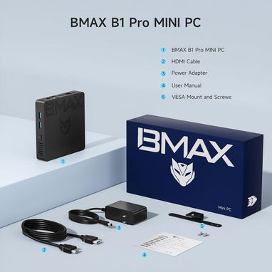 Mini PC Bmax B1 Pro – Intel N4000 hasta 2.6GHz, 8 GB RAM, 128 GB eMMC - Img 123375574