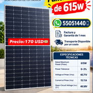 Panel Bifacial Monocristalinos Longi de 615w - Img 57809670