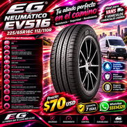 NEUMÁTICO EG EV516 225/65R16C 112/110R, ENTREGA DE FACTURA PARA SU GARANTÍA. VARIEDAD DE ARTÍCULOS PARA SU TRANSPORTE - Img 57544524