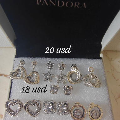 Aretes de plata w925 - Img 123780731