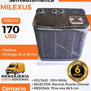 LAVADORA SEMIAUTOMATICA MILEXUS 7KG - Img 55103236