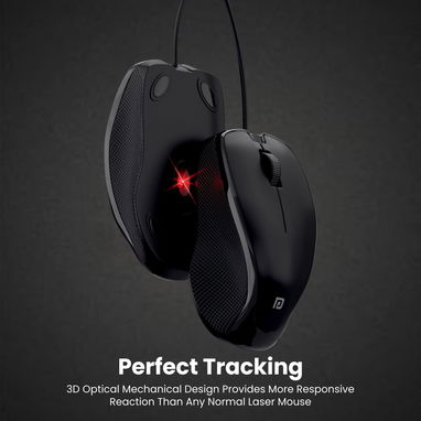 🖱️ ¡En venta! Mouse Portronics Toad 101 Black USB. Tel5266I337 - Img 103147719