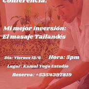 Taller - Conferencia de Masaje Tailandés en el Vedado - Img 55740151