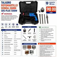 🔨 TALADRO ROTOMARTILLO HONDA 26MM SDS-PLUS 1300W - Img 57828903