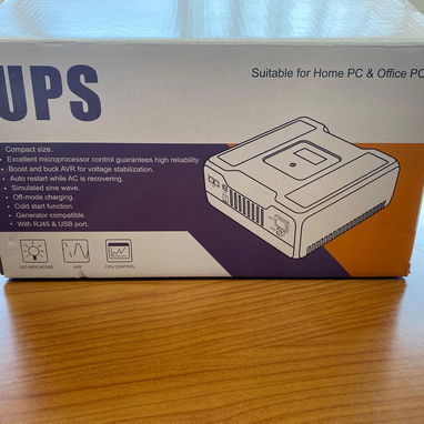 ⚡ PROTECCIÓN ⚡ BACKUP PARA PC 1000VA/600W CON BATERÍA 12V/9A DE 110V Y 10 TOMAS. FACTURA Y GARANTÍA. TLF 54833699 - Img 111609339