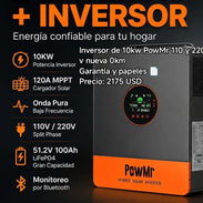 Inversor PowMr de 10kw 110 y 220 - Img 57053651