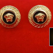 Aretes versace,van cleff y mariposa en oro de 10k de fabrica - Img 54788537
