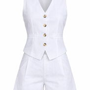 Conjunto blanco de lino talla S/M $25 usd - Img 58070152