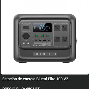 Estaciones de Energia Marca: AMPACE, Allpowers, PECRON, BLUETTI y Jackery P0935-AV005 - 8/9