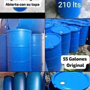 Tanque plástico de 55galones a 60 mil y tanque plástico enrrejado a155 mil - Img 57902869