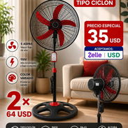Ventilador de pedestal tipo ciclón - Img 56758387