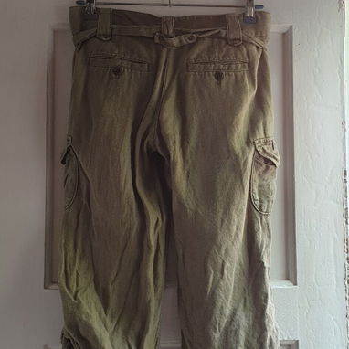 Pantalon capri 100% lino marca Gap - Img 123712576