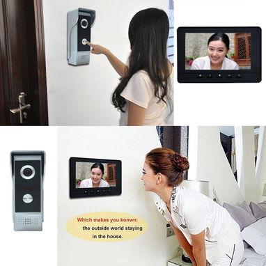 Sistema de Videoportero con Monitor LCD 7” y Cámara Exterior HD con Visión Nocturna - Img 126106952