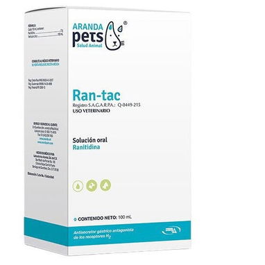 Ranitidina 100ml en suspensión oral para perros y gatos - Img 106177754