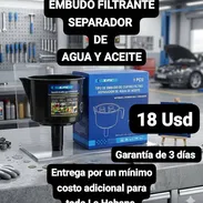 EMBUDO FILTRANTE SEPARADOR DE AGUA Y ACEITE, Garantía de 3 días, Entrega por un mínimo costo adicional para toda La Haba - Img 55182358