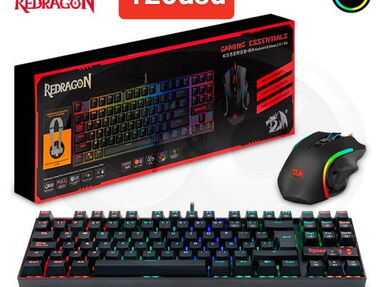🔥🔥6_ Kit Redragon ( Mouse y Teclado) y Mouse Gaming Pro Wireless🔥🔥 - Img 58077642