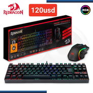 🔥🔥4_ Kit Redragon ( Mouse y Teclado) y Mouse Gaming Pro Wireless🔥🔥 - Img 44747287