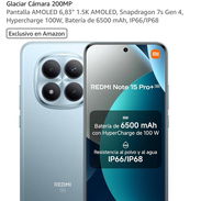 Xiaomi Redmi Note 15 Pro+ 5G  8Gb/256Gb. Versión Global. Dual Sim PRECIO 445 USD  Teléfono de gama media-alta que destac - Img 57369275