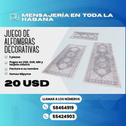 🧩 JUEGO DE ALFOMBRAS DECORATIVAS – 3 PIEZAS 💥 💲 20 USD - Img 54798961