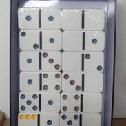 ✓ *DOMINO IMPORTADO DE NÁCAR de colores parte de atrás blanca (FICHA MEDIANA)* DOBLE 9  💰 *Precio:8000 cup* - Img 56033413